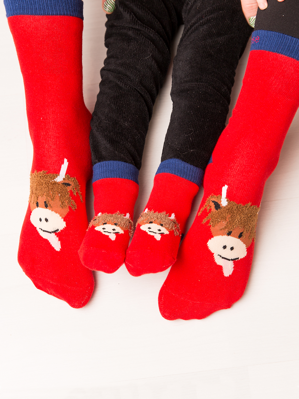 Highland Cow Adult Socks