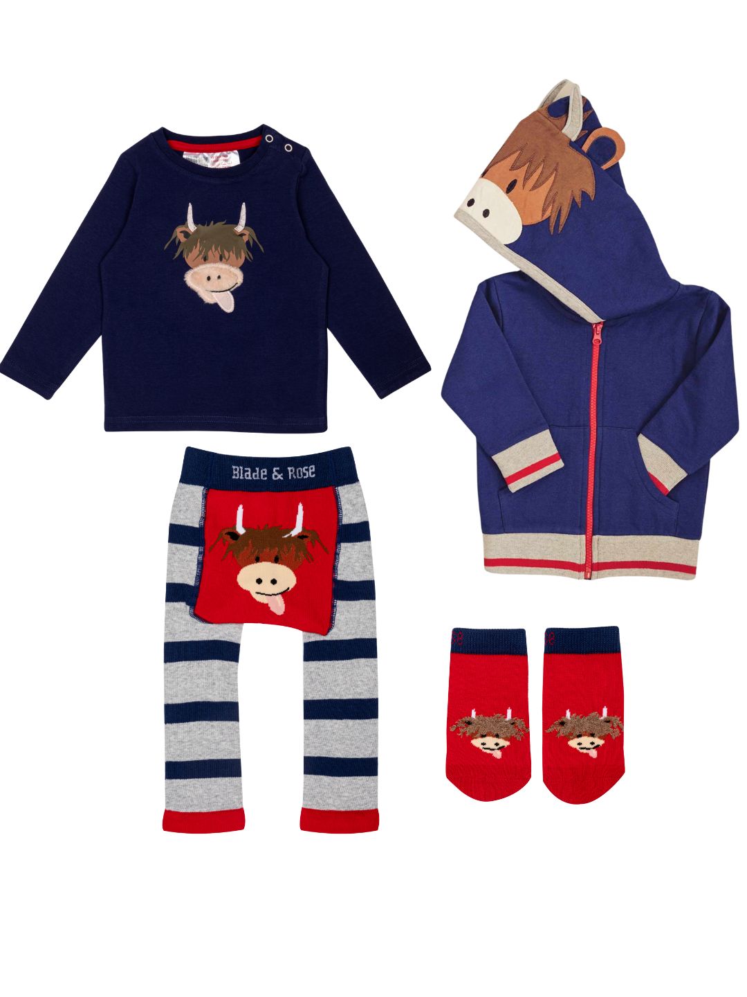 Hamish Highland Cow Hoodie