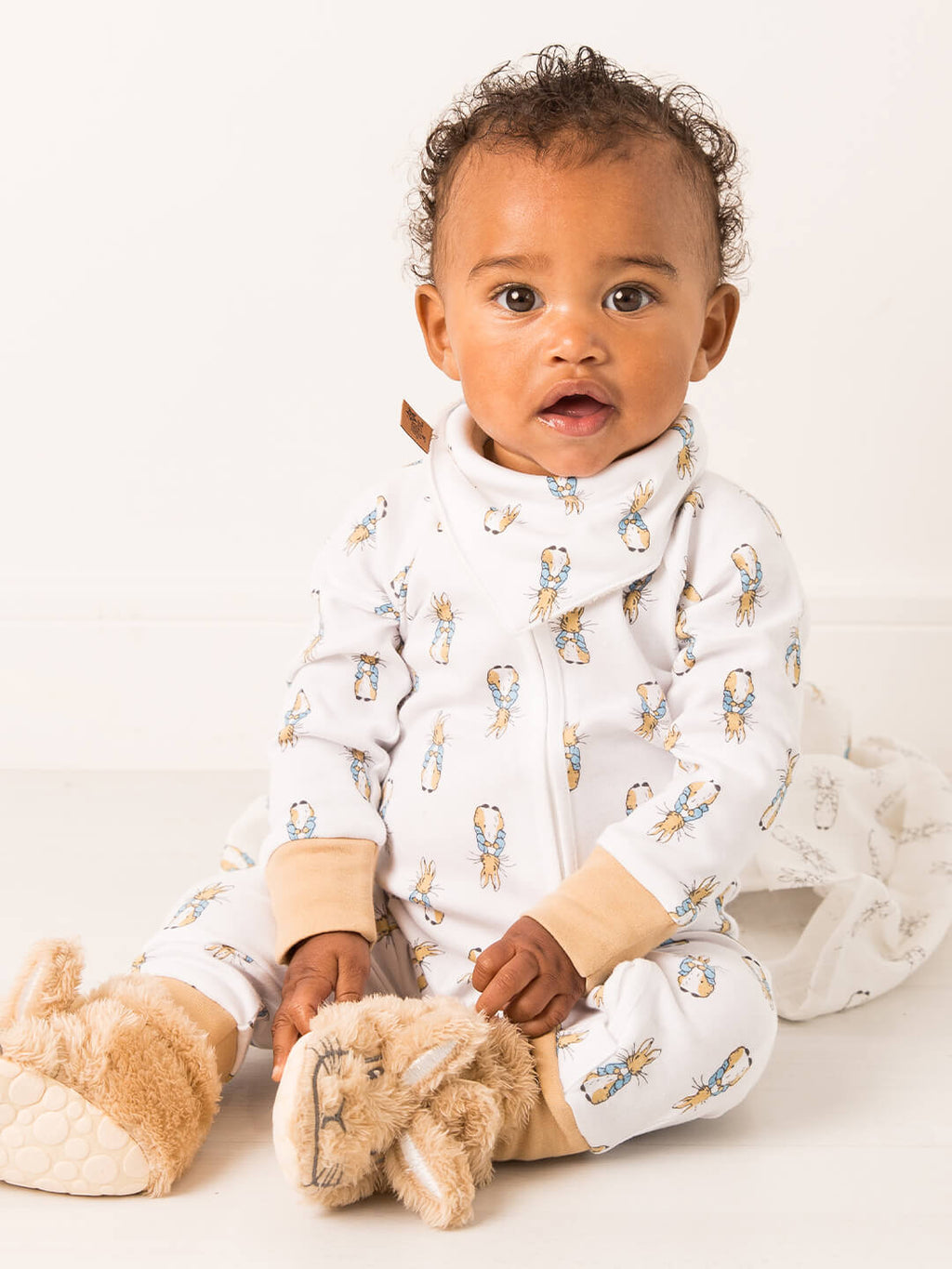 Peter Rabbit Neutral & Blue Comforter Gifting Set