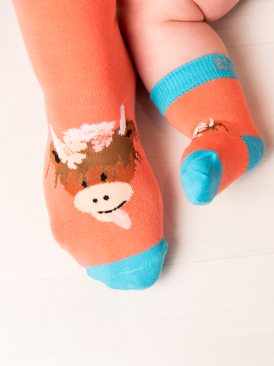 Highland Cow Adult Socks