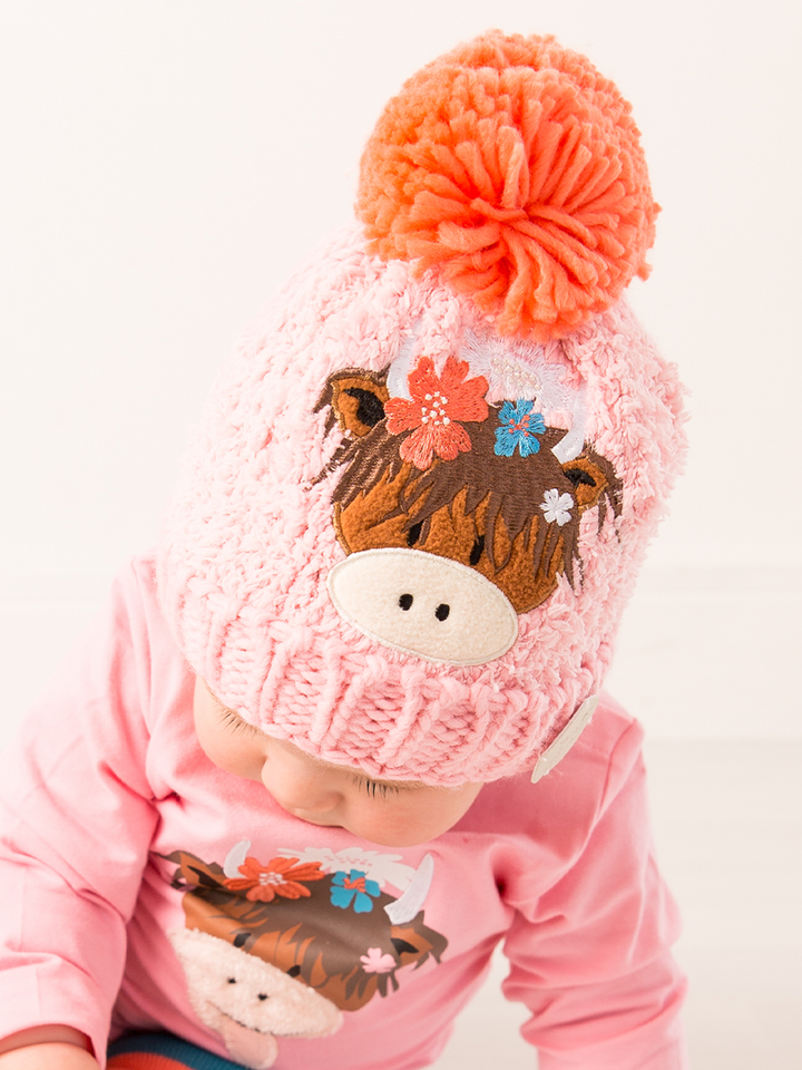 Bonnie Highland Cow Winter Hat