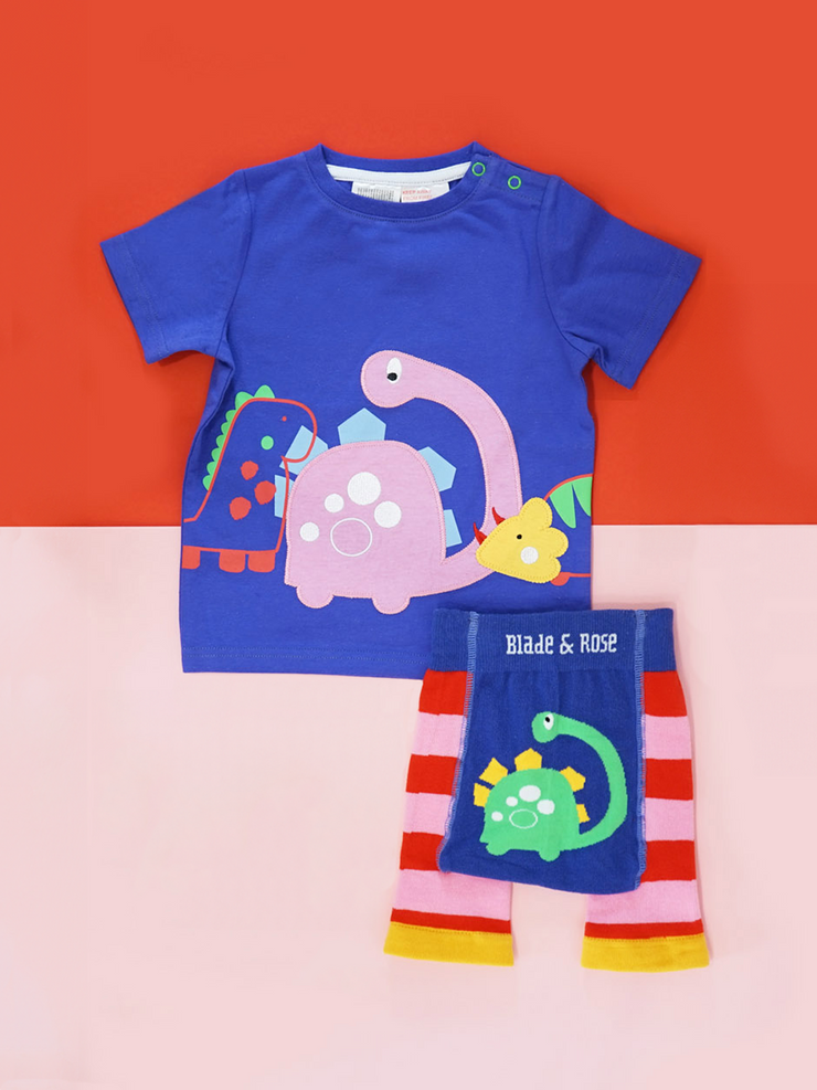 Bright Dino Summer Outfit (2PC)