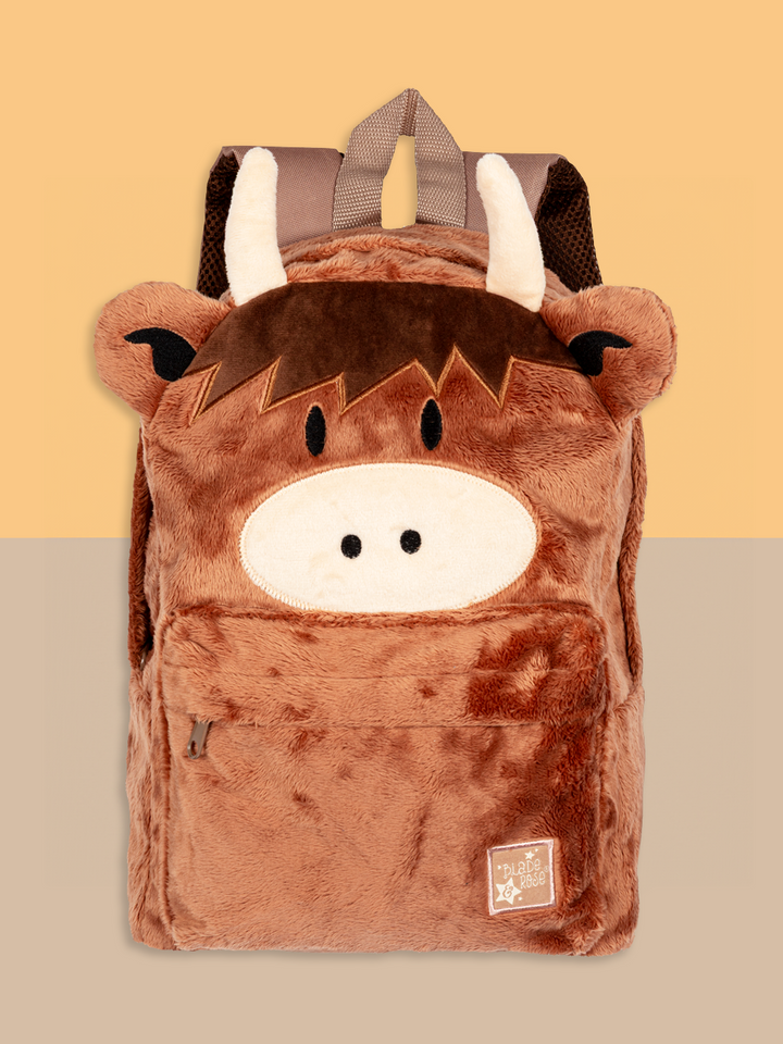 Neutral Highland Cow Rucksack