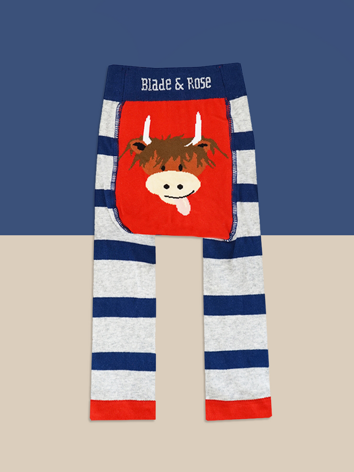 Hamish Highland Cow Leggings - Blade & Rose UK