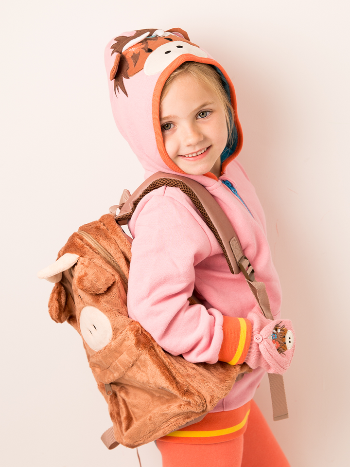 Bonnie Highland Cow Junior Hoodie - Blade & Rose UK