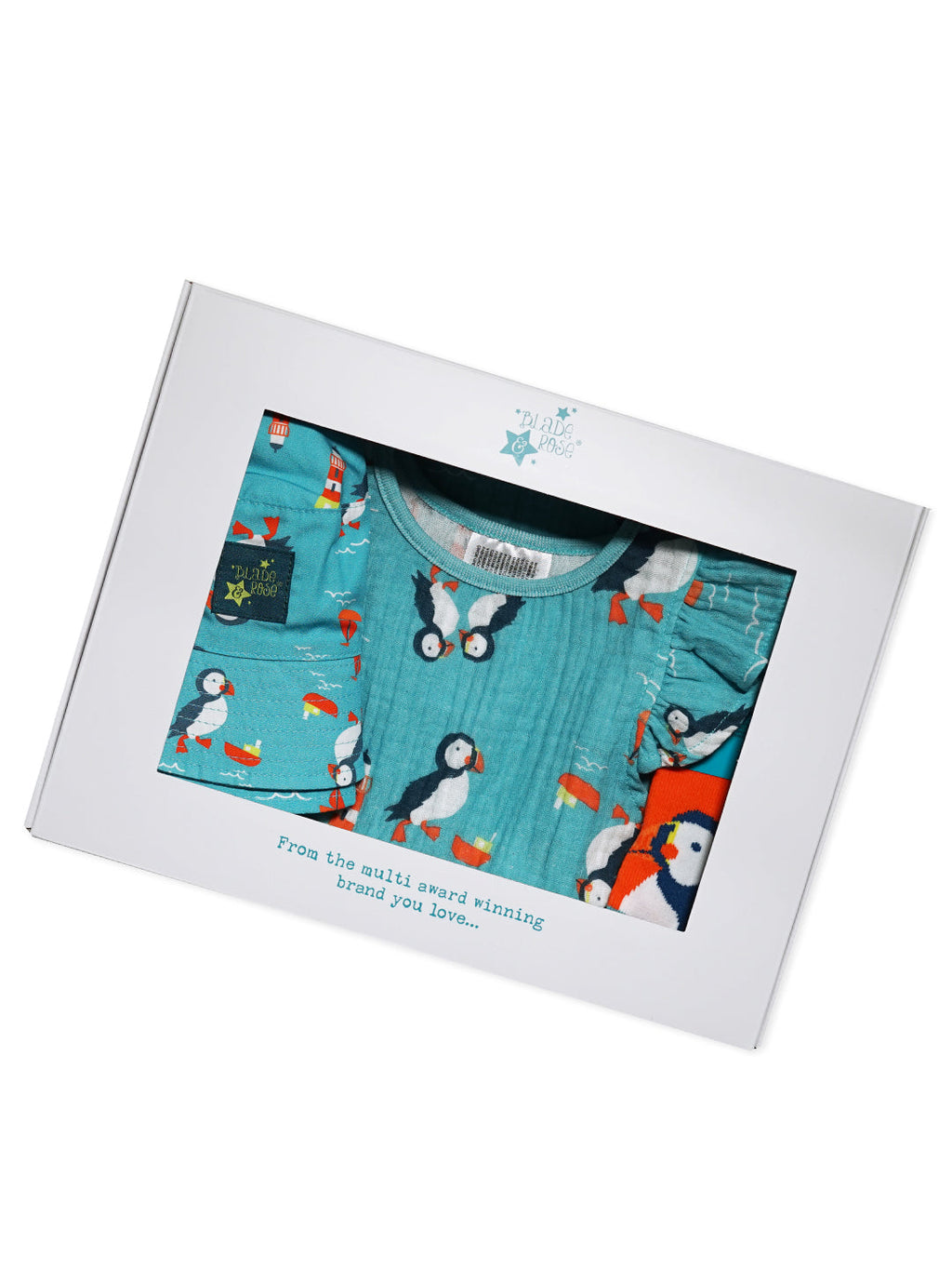 Kenzie the Puffin Summer Dress Gifting Set