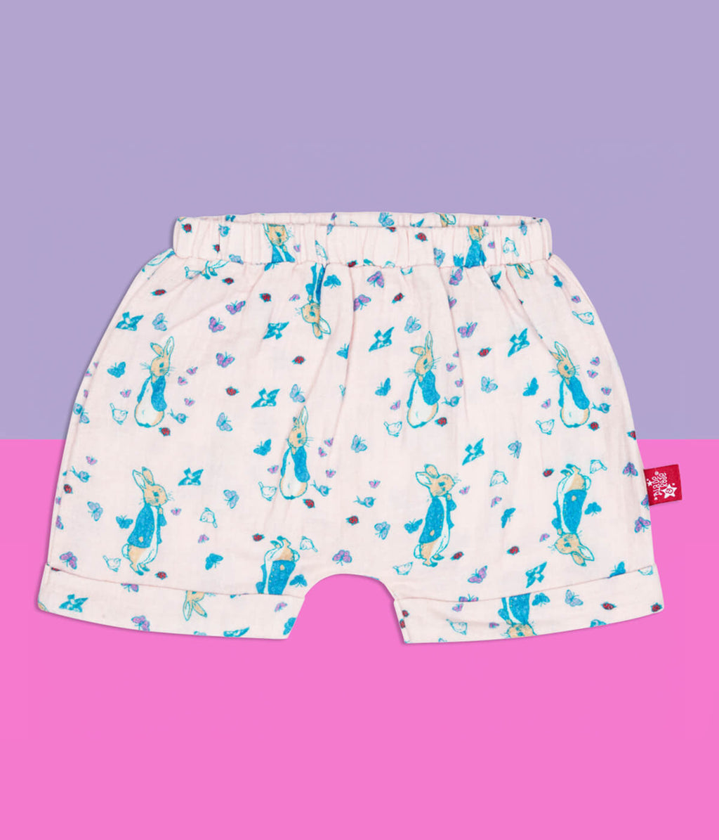 Peta Rabbit Short Peter Rabbit™ Love Summer Muslin Shorts | Blade & Rose – Blade & Rose USA