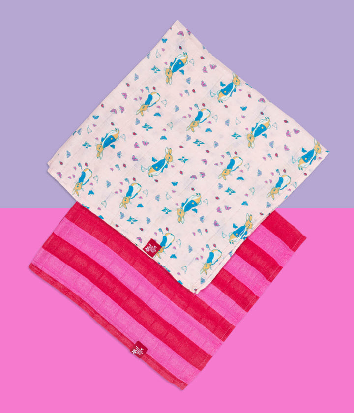 Peter Rabbit™ Love Summer Muslin Squares