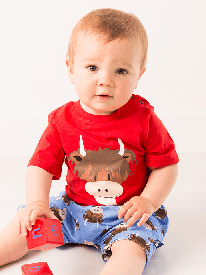 Hamish Highland Cow Tee - Blade & Rose UK