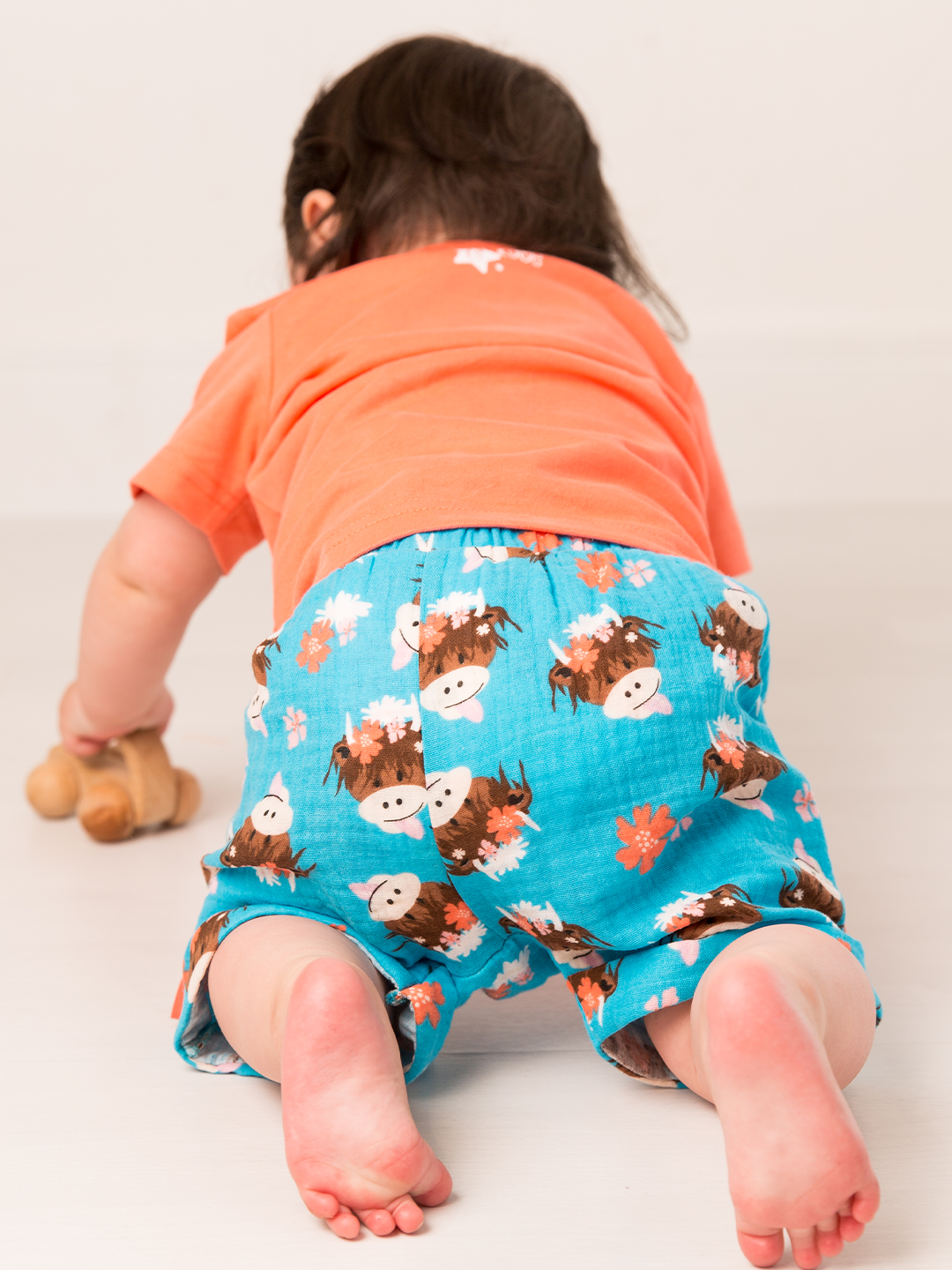 Bonnie Highland Cow Lightweight Summer Outfit (2PC)
