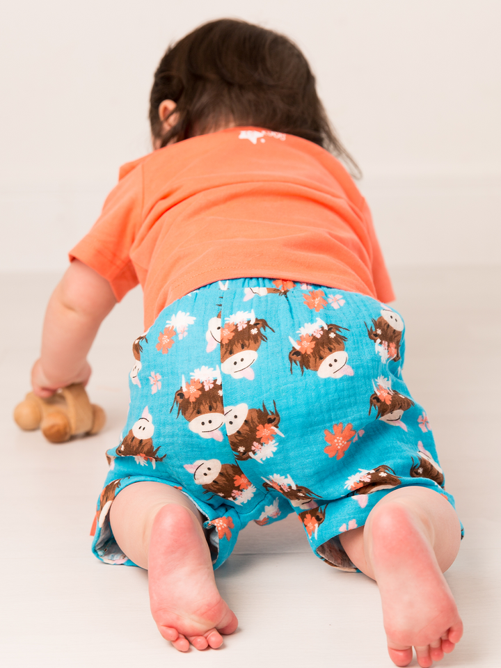 Bonnie Highland Cow Lightweight Summer Outfit (2PC)