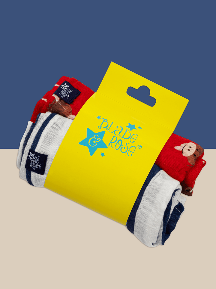 Hamish Highland Cow Muslin Squares