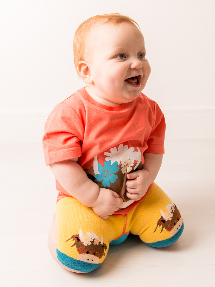 Bonnie Highland Cow Summer Outfit (2PC)