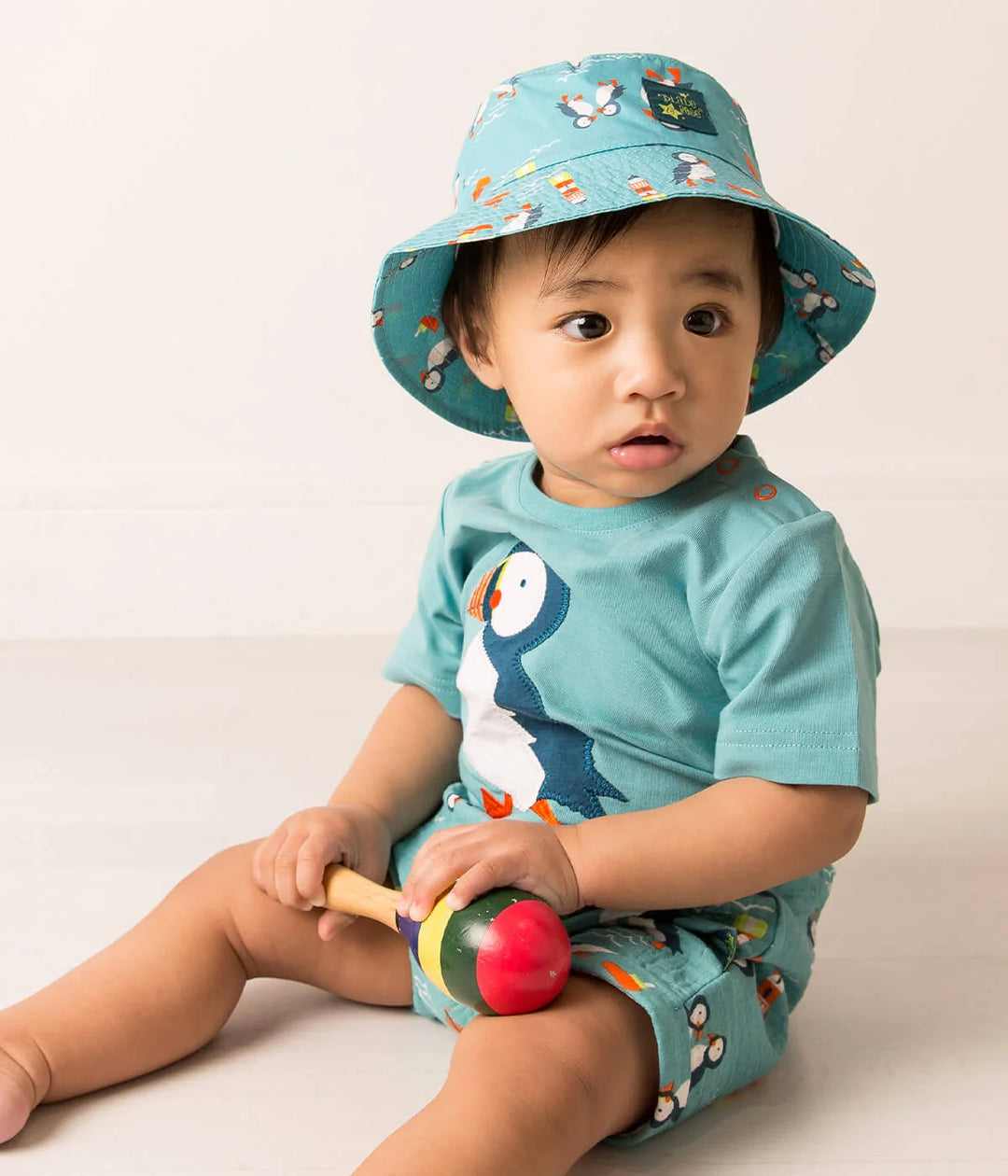 Kenzie the Puffin Muslin Shorts