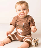 Neutral Highland Cow Tee