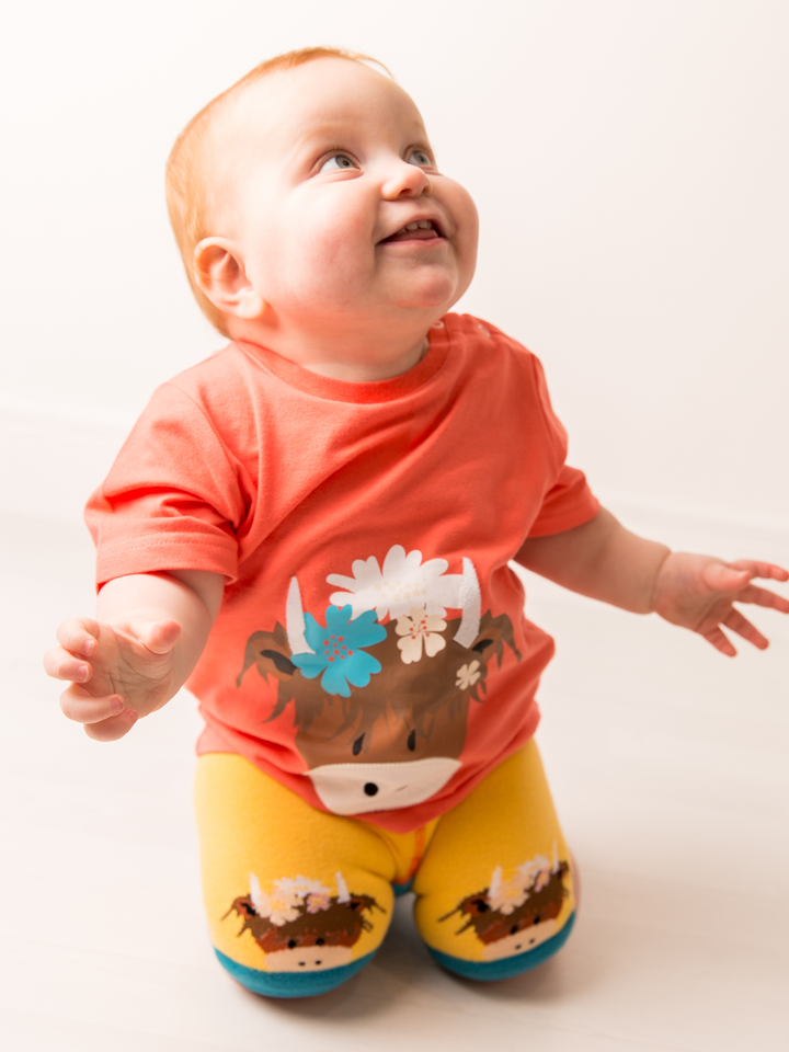 Bonnie Highland Cow Tee