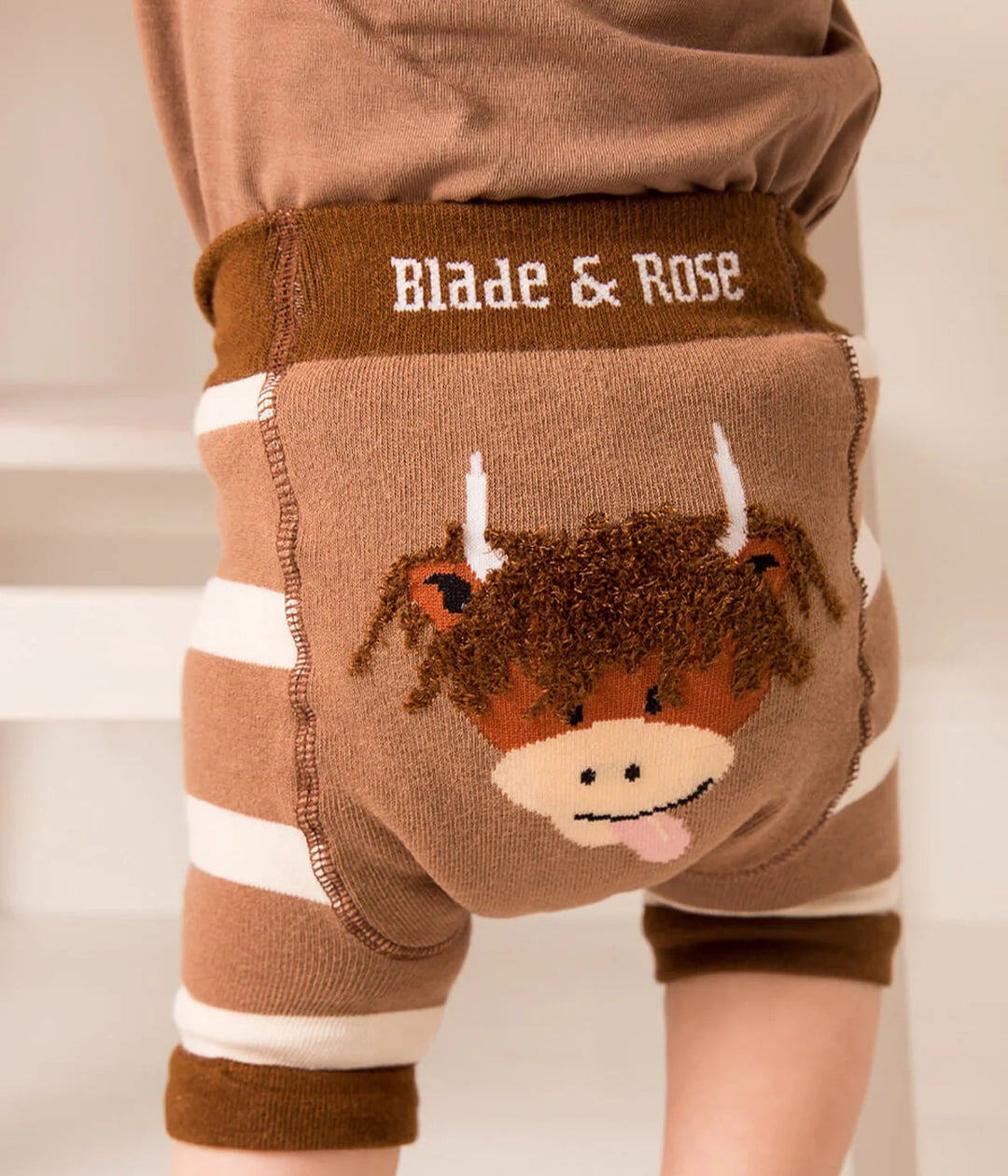 Neutral Highland Cow Shorts