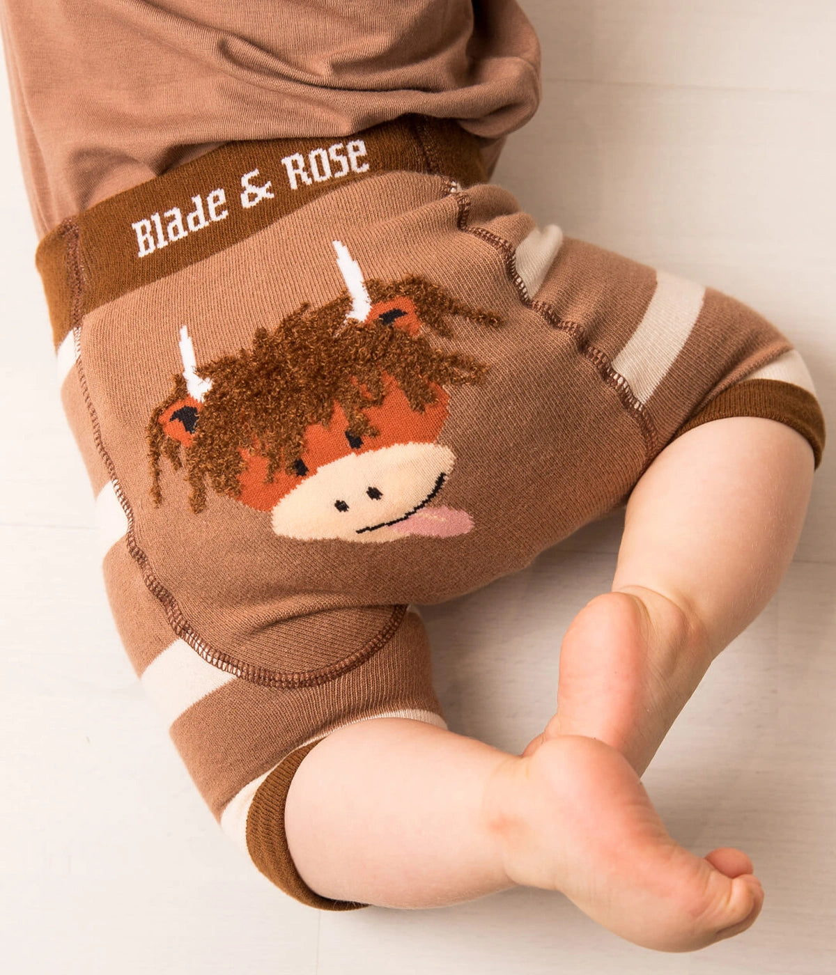 Neutral Highland Cow Shorts