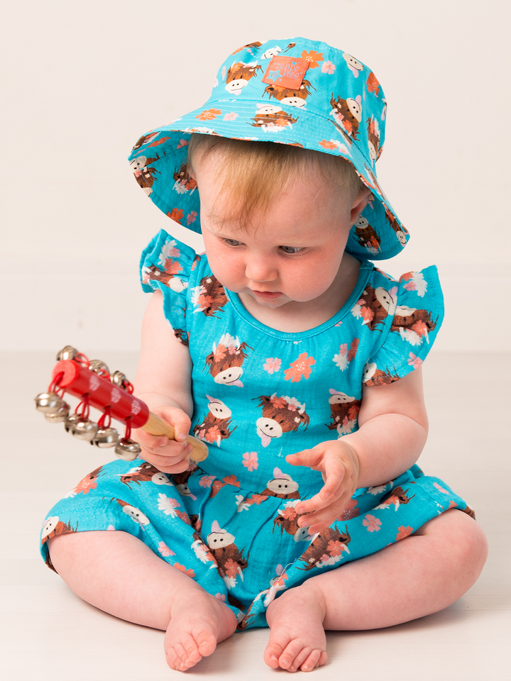Bonnie Highland Cow Summer Hat