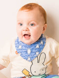 Miffy™ In The Sunshine Blue Muslin Bib