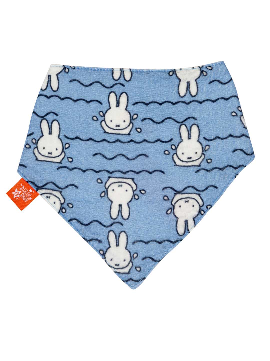 Miffy™ In The Sunshine Blue Muslin Bib