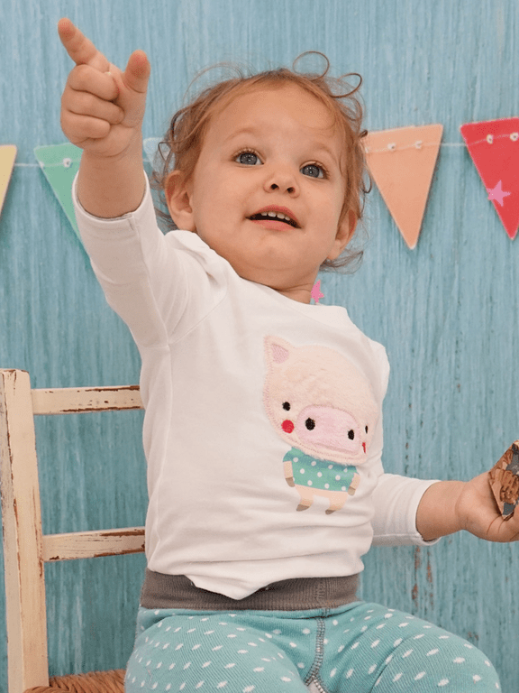 Pig Top 0-6 Months - Blade & Rose UK