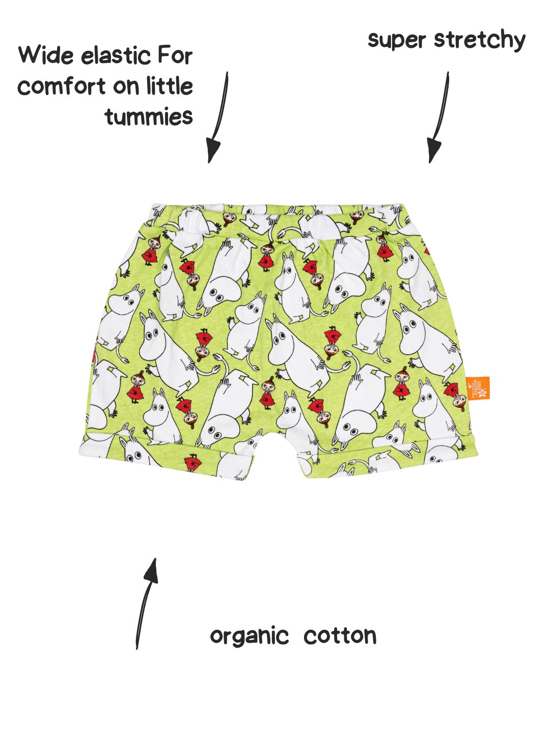 Moomin™ Free To Explore Organic Shorts