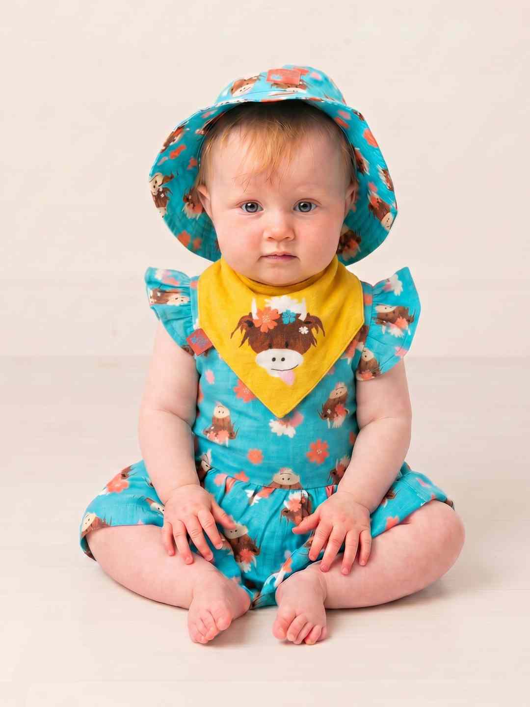 summer dresses for infants Bonnie Highland Cow Summer Dress | Dresses For Babies & Toddlers