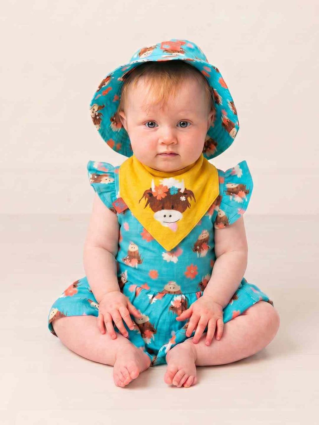 Bonnie Highland Cow Summer Dress