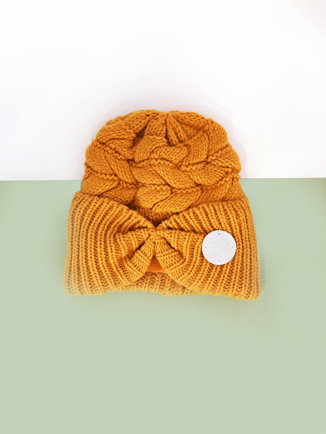 Mustard Bow Hat
