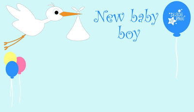 New Baby Boy Gift Card E Voucher
